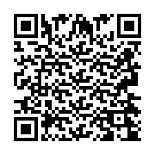 QR код за телефонен номер +2693424092