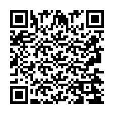 Codice QR per il numero di telefono +2693424390