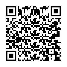 Codice QR per il numero di telefono +2693424448