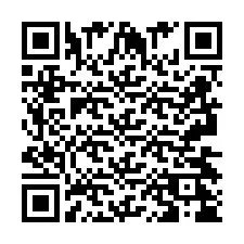 QR код за телефонен номер +2693424634