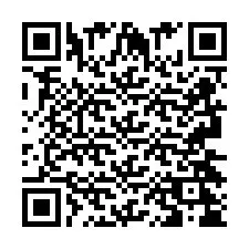 Codice QR per il numero di telefono +2693424676