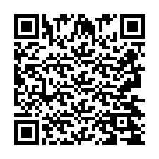 QR-code voor telefoonnummer +2693424734