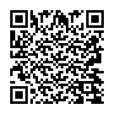 Kod QR dla numeru telefonu +2693424738