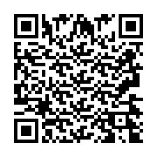 Codice QR per il numero di telefono +2693424801