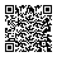 QR код за телефонен номер +2693424844