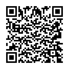 QR-koodi puhelinnumerolle +2693424858