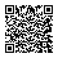 QR код за телефонен номер +2693424918