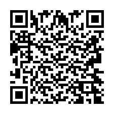 QR-koodi puhelinnumerolle +2693424922