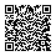 QR код за телефонен номер +2693424938