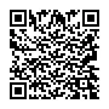 Codice QR per il numero di telefono +2693424949