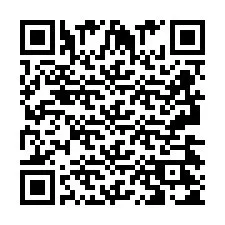 Código QR para número de teléfono +2693425004