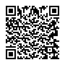 Codice QR per il numero di telefono +2693426212