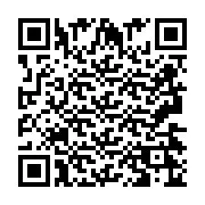 Codice QR per il numero di telefono +2693426441