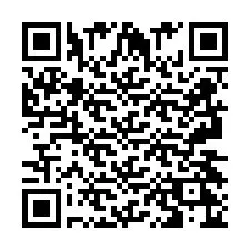 QR-code voor telefoonnummer +2693426468