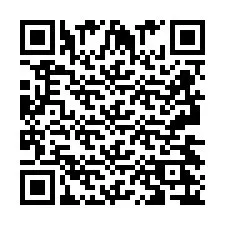 Codice QR per il numero di telefono +2693426724