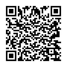 QR код за телефонен номер +2693426728