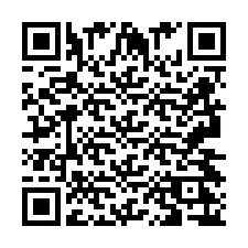 Codice QR per il numero di telefono +2693426729