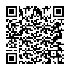 Codice QR per il numero di telefono +2693426809