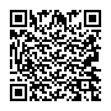 QR код за телефонен номер +2693426833