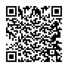 Codice QR per il numero di telefono +2693426877