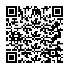 Codice QR per il numero di telefono +2693426981