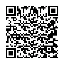 Código QR para número de telefone +2693427003