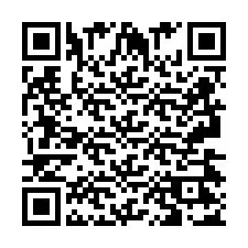 Código QR para número de teléfono +2693427004