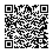 Codice QR per il numero di telefono +2693427006