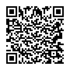 QR-code voor telefoonnummer +2693427025