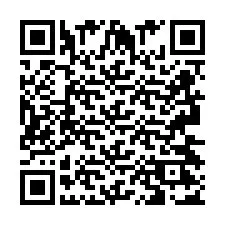 Codice QR per il numero di telefono +2693427032