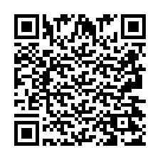 QR-code voor telefoonnummer +2693427048