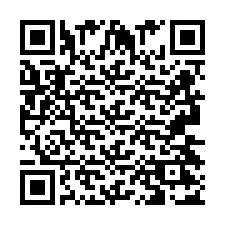 Código QR para número de telefone +2693427063