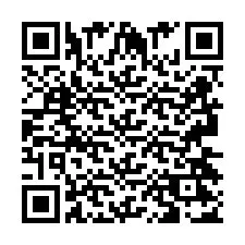 QR-code voor telefoonnummer +2693427072