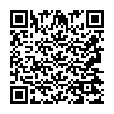 QR код за телефонен номер +2693427089