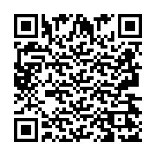 QR-code voor telefoonnummer +2693427108