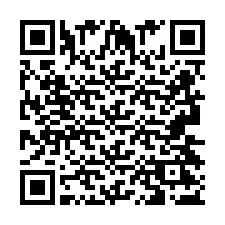 QR-code voor telefoonnummer +2693427267