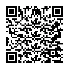 Codice QR per il numero di telefono +2693427389