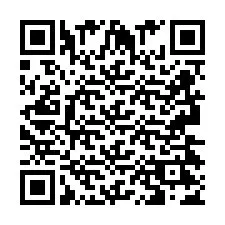 Código QR para número de telefone +2693427446