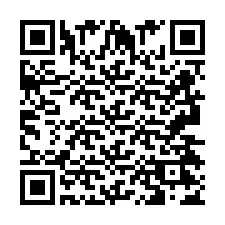 QR-code voor telefoonnummer +2693427499