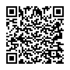 Código QR para número de telefone +2693427508