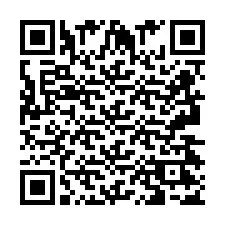 Código QR para número de telefone +2693427518