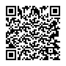 Codice QR per il numero di telefono +2693427522