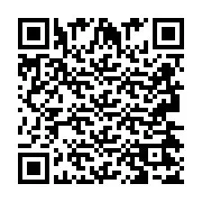 QR kód a telefonszámhoz +2693427586