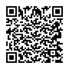 Codice QR per il numero di telefono +2693427612