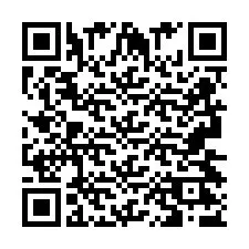 Código QR para número de telefone +2693427627