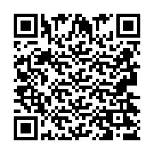 QR-код для номера телефона +2693427657