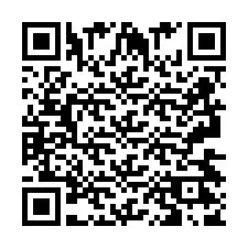 Codice QR per il numero di telefono +2693427820