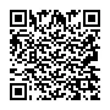 Codice QR per il numero di telefono +2693427849