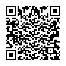 Codice QR per il numero di telefono +2693428105