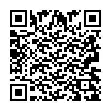 Codice QR per il numero di telefono +2693428125